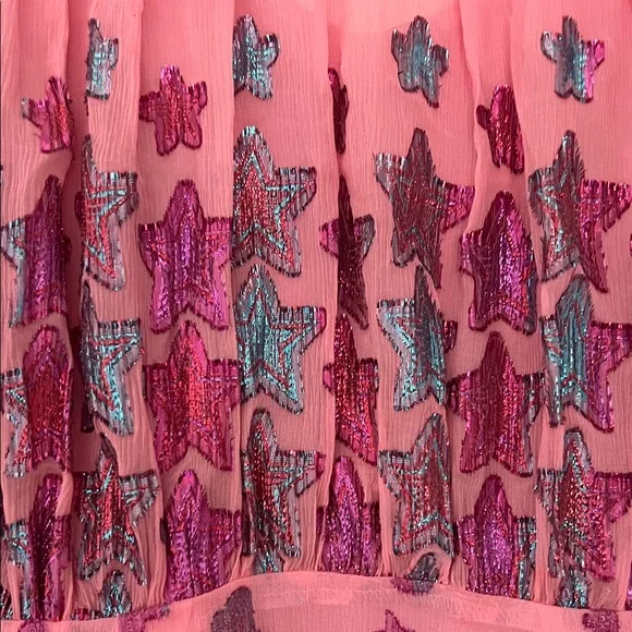 LoveShackFancy Pink and Purple Star Dress - Picture 6 of 9